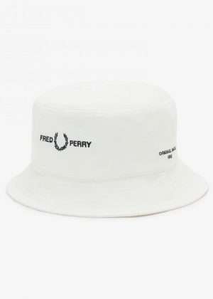Fred Perry Branded Twill Bucket Hat