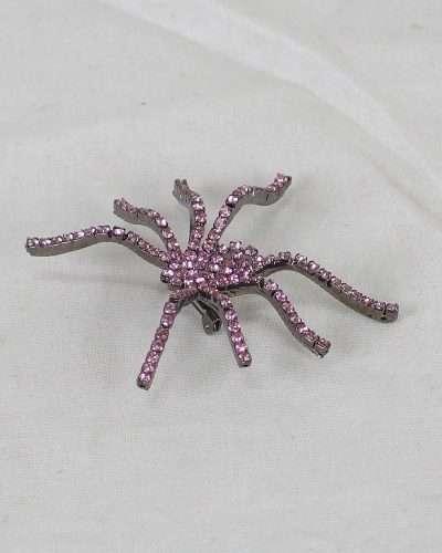 Spider-brooch-small-pink-1